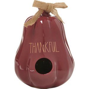 CERAMIC Gourd Birdhouse 'Thankful' | Rae Dunn